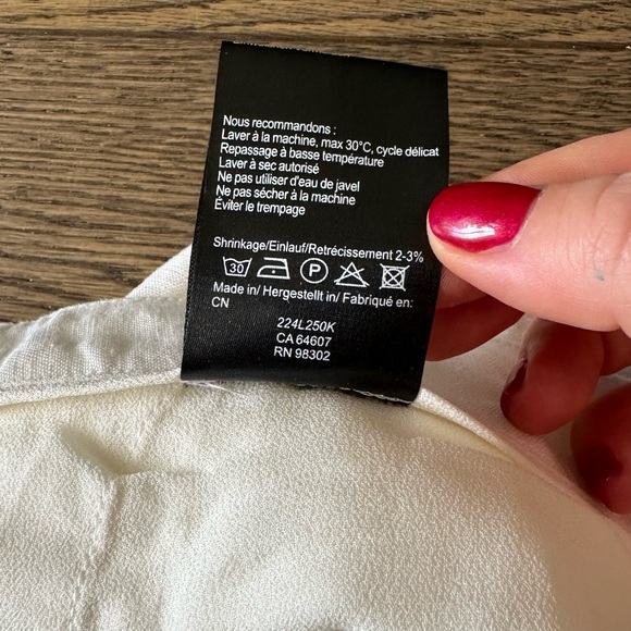 Sand Copenhagen Linen Blend White Shorts - Size 34 - Picture 5 of 5